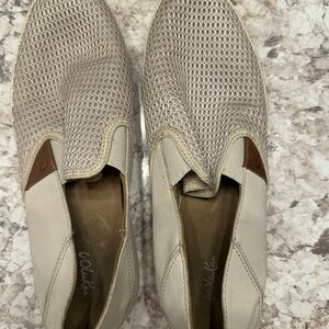 OluKai Women's Cream Mesh Slip-On Sneakers